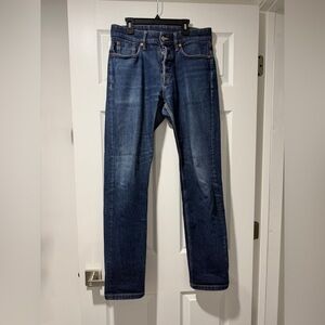 Buck Mason Dark Blue Straight Jeans